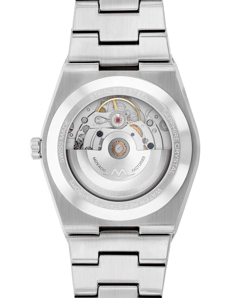 Movado BOLD Quest Automatic Black Dial Stainless Steel Bracelet Men's Watch - 3600941