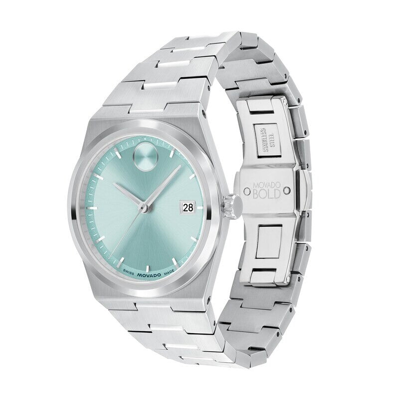 Movado Bold Quest Quartz Blue Seafoam Dial Unisex Watch 3601186