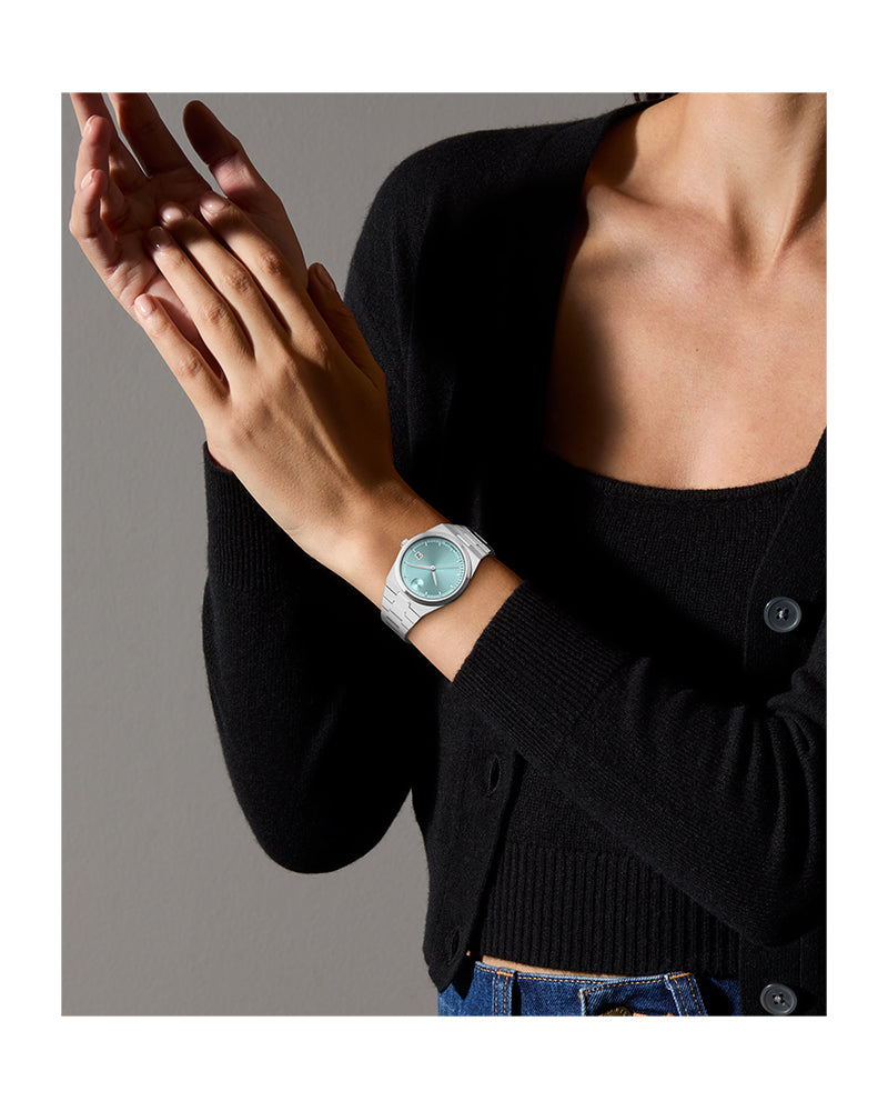 Movado Bold Quest Quartz Blue Seafoam Dial Unisex Watch 3601186