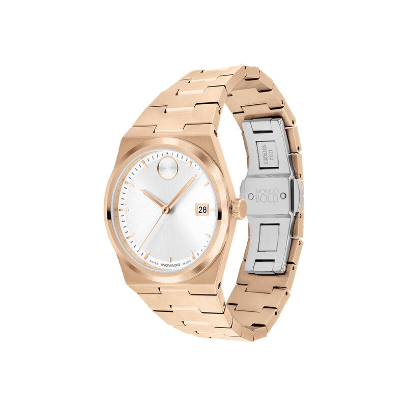 Movado Bold Quest Quartz White Dial Ladies Watch 3601188