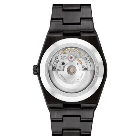 Movado Bold Quest Automatic Black Dial & Stainless Steel Men's Watch - 3601274