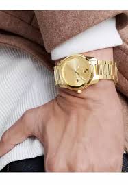 Movado BOLD Verso 42mm Goldtone Mens Watch 3600861