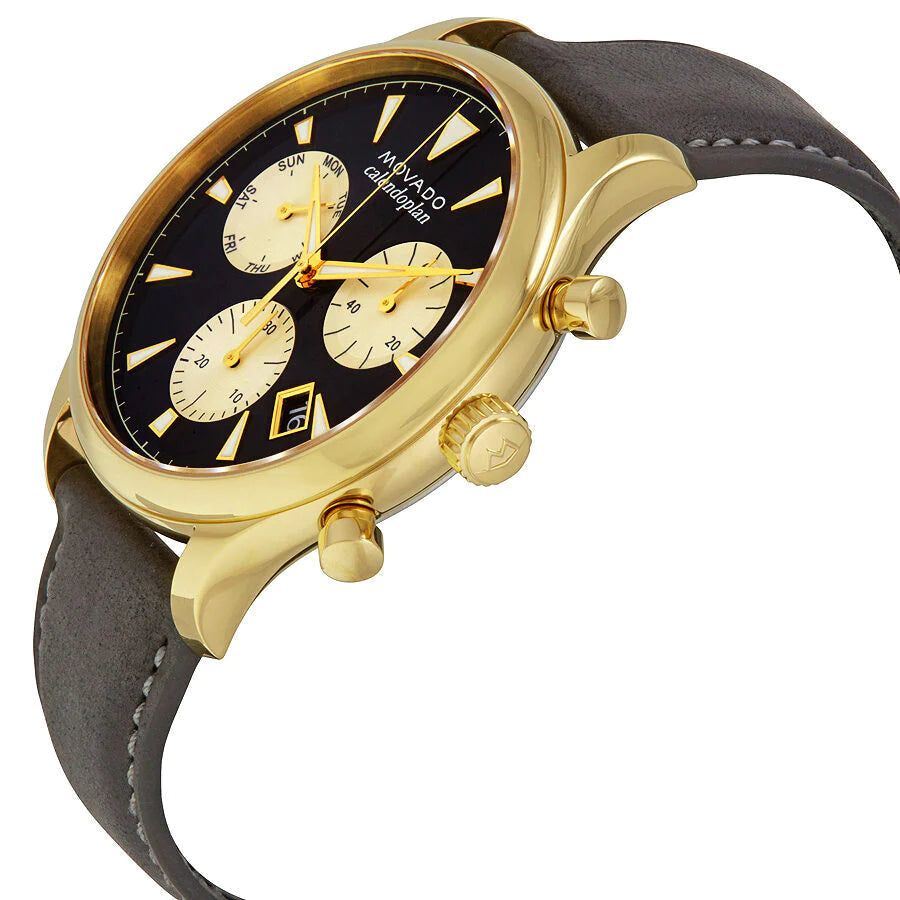 Movado Heritage Chronograph Navy Blue Dial Men's Watch - 3650006
