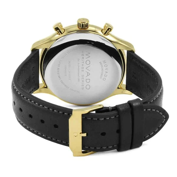Movado Heritage Chronograph Navy Blue Dial Men's Watch - 3650006