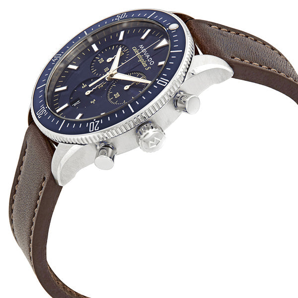 Movado Heritage Navy Dial Chronograph Men's Watch - 3650061