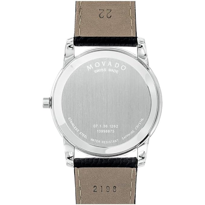 Movado Museum Classic Quartz Black Dial Men's Watch 0607013