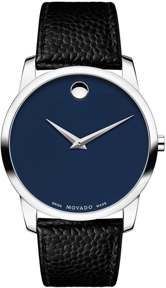 Movado Museum Classic Quartz Black Dial Men's Watch 0607013