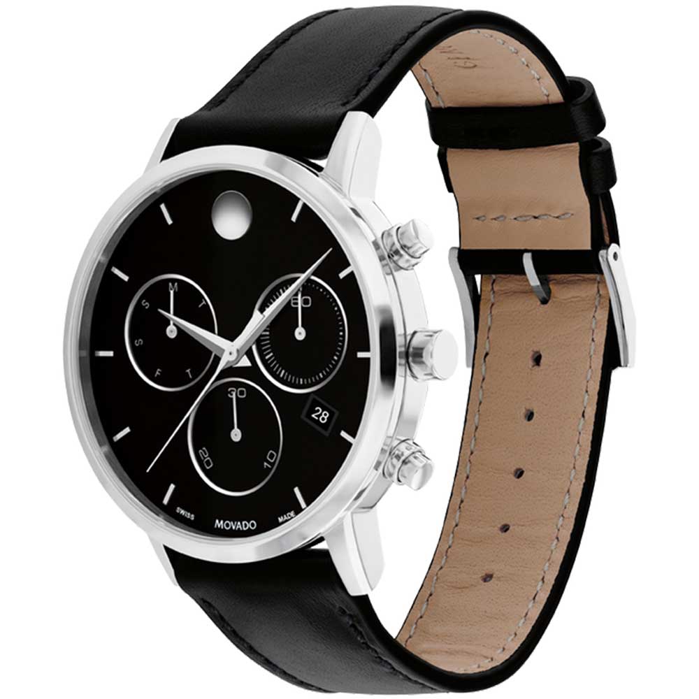 Movado Museum Classic Day Date Chronograph 42mm Men's Watch - 0607778