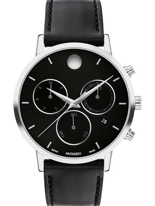 Movado Museum Classic Day Date Chronograph 42mm Men's Watch - 0607778