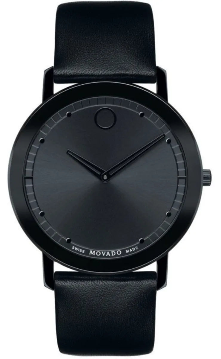 Movado Sapphire Black Men's Watch - 0606884