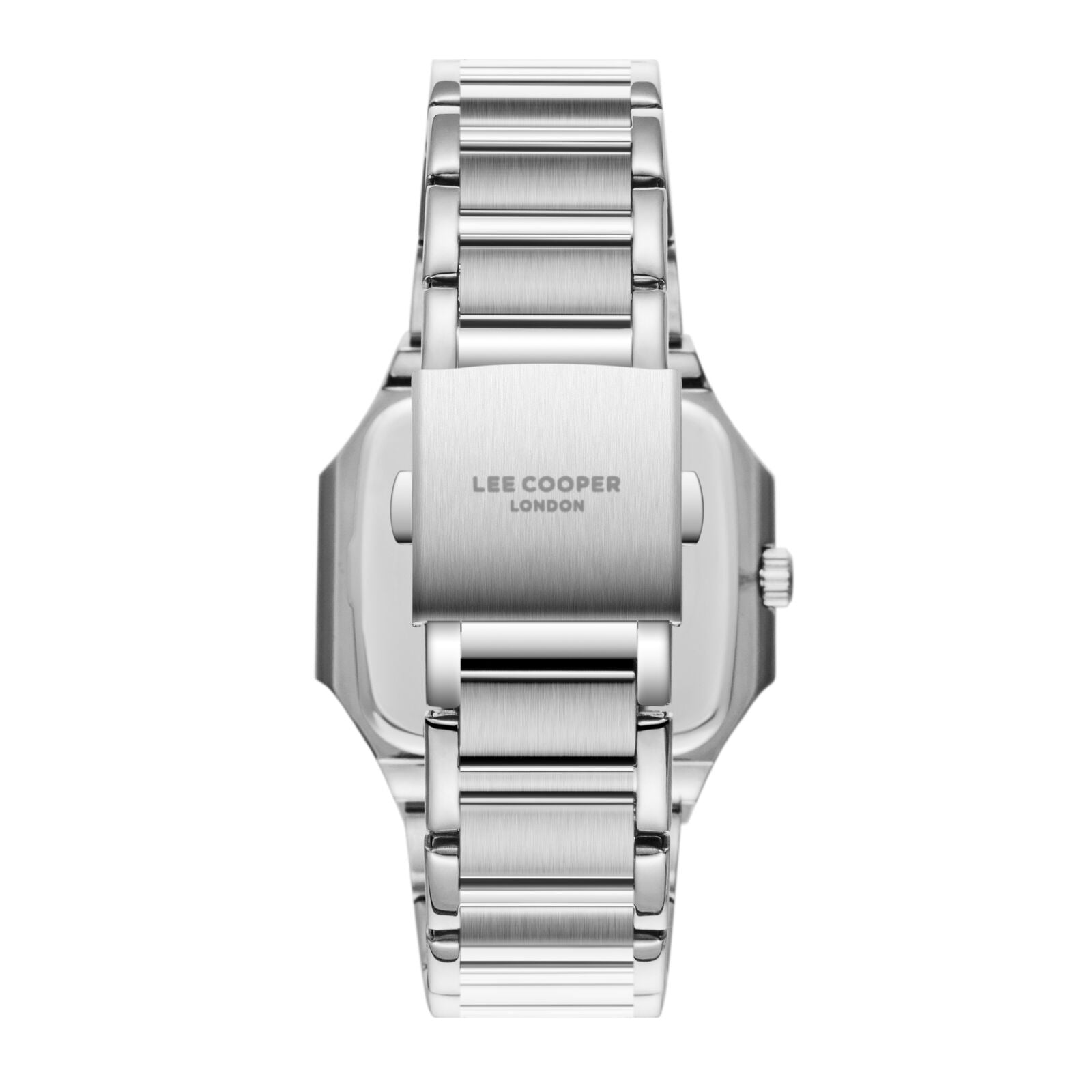 Lee Cooper Maxime Square Case All Silver Watch - LC08269.330