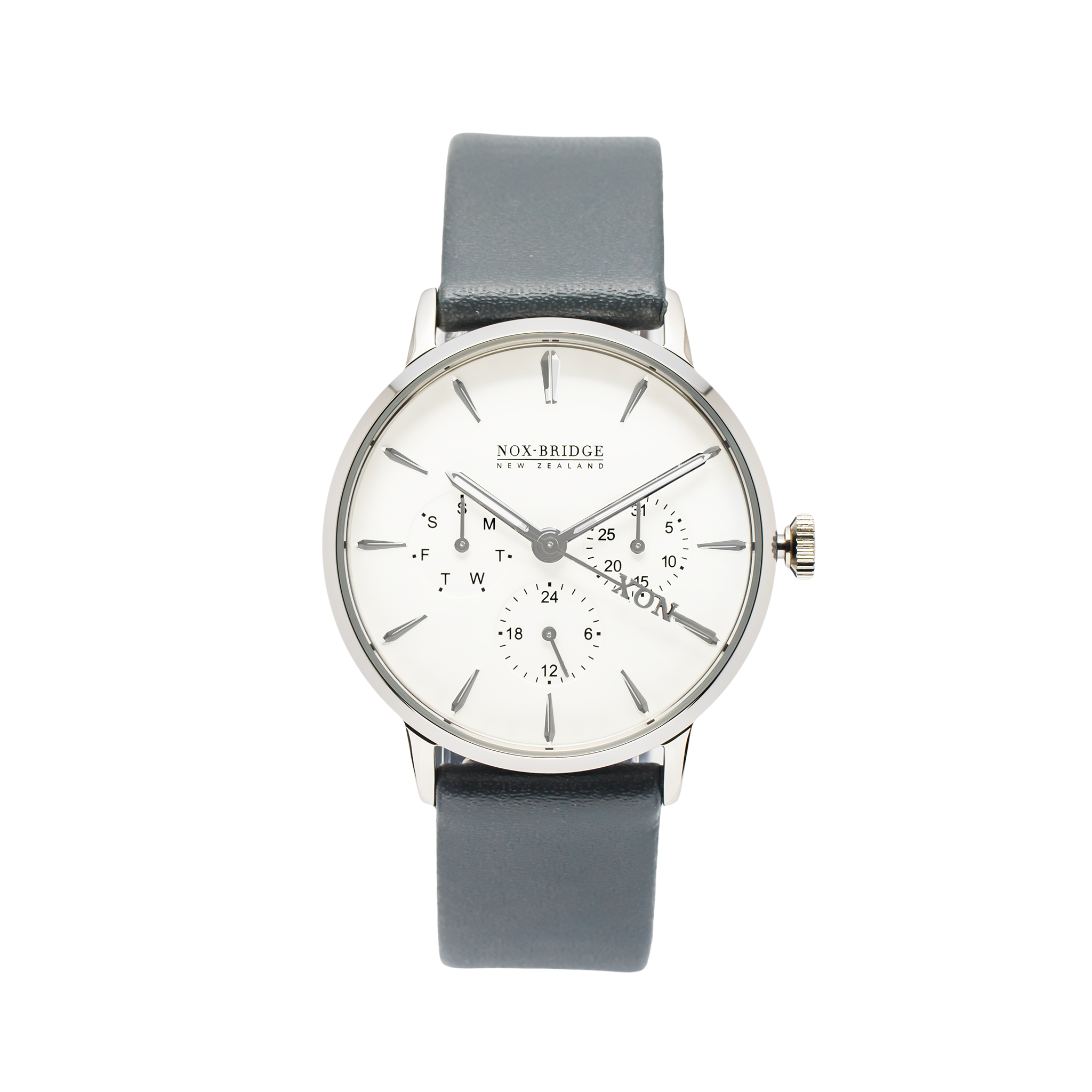 NOX-BRIDGE Classic Alcyone Silver 36MM AS36 - The Watches Men & CO