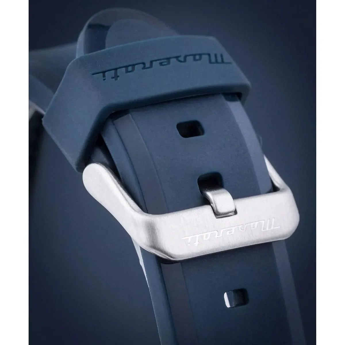 Maserati Traguardo Chronograph Rubber Strap Black Sunray Dial Quartz R8871612046 100M Men's Watch R8871612046 - Image 8