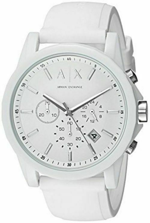 Armani Exchange AX1325 Men's Hampton Silver Dial Watch