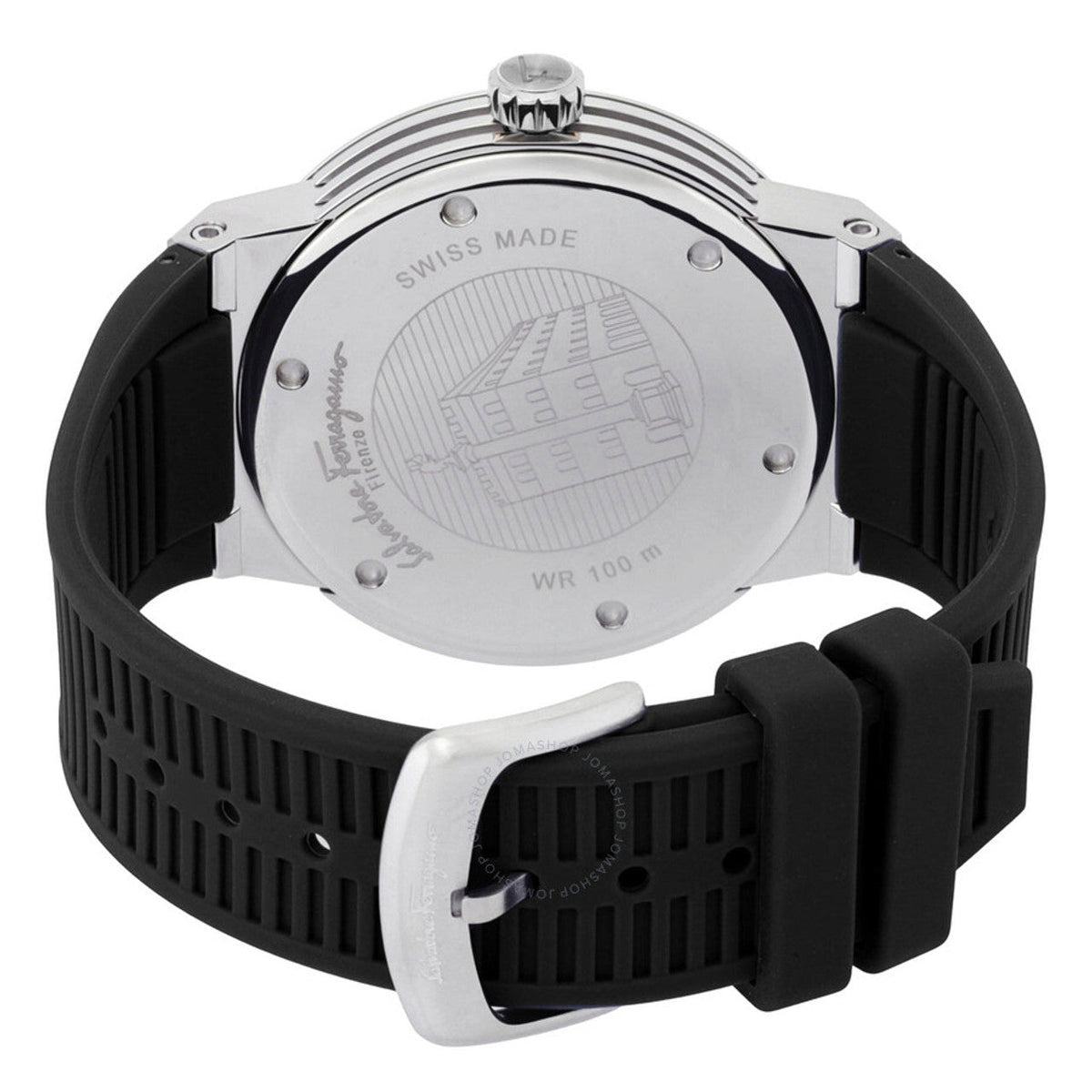 Ferragamo F-80 Quartz Black Dial Men's Watch SFHY01322