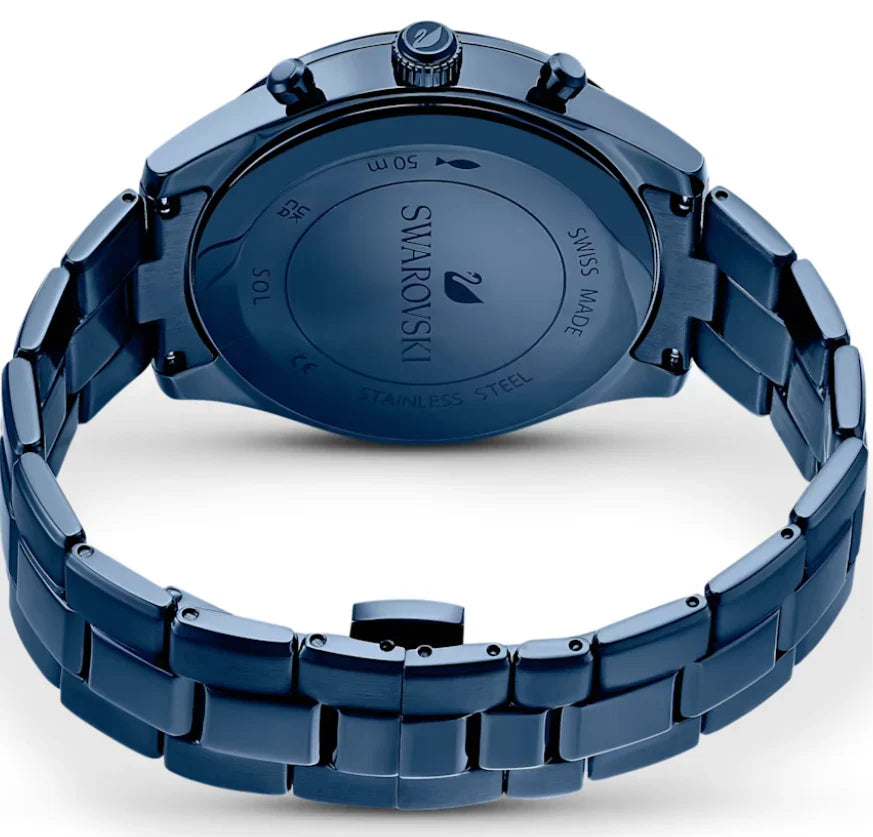 Swarovski Metal Analog Blue Dial Women's Watch - 5610475