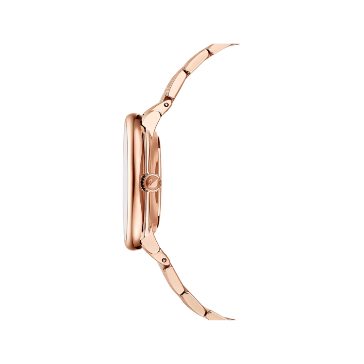 Swarovski Crystalline Chic Black Dial Gold Bracelet Women's Watch - 5544587