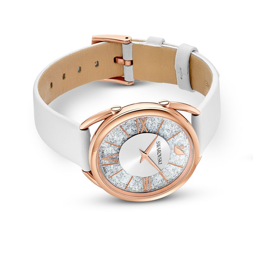 Swarovski Crystalline Glam Quartz White Dial Ladies Watch 5452459