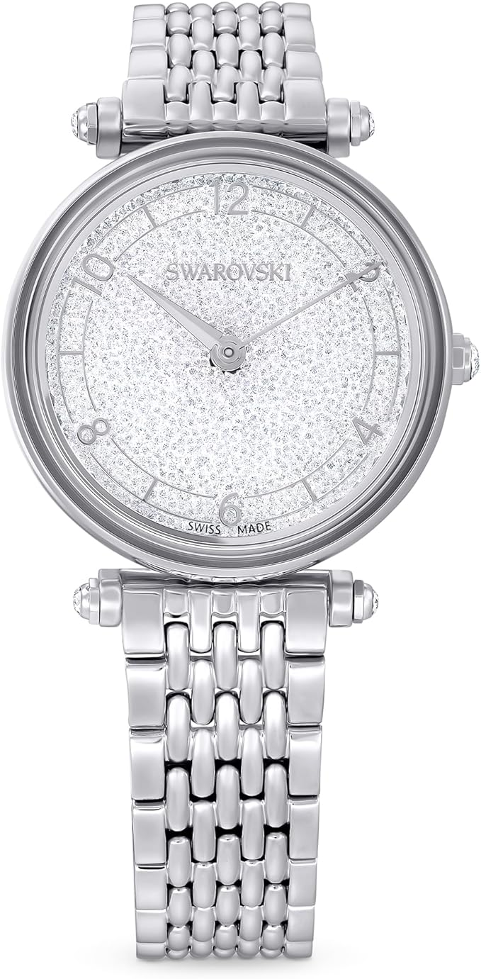 Swarovski Crystalline Wonder Swiss Silver Metal bracelet Women's Watch - 5656929