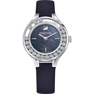 Swarovski Lovely Crystals Mini silver women's watch with crystal bezel and dark dial