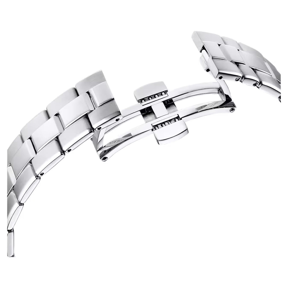Swarovski Octea Lux Sport stainless steel metal bracelet with links and clasp detail