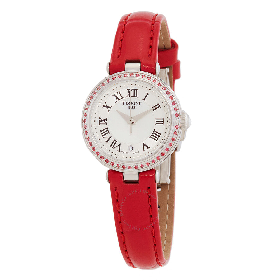 Tissot Bellissima Small Lady Quartz White Mother of Pearl Dial Watch T1260106611300