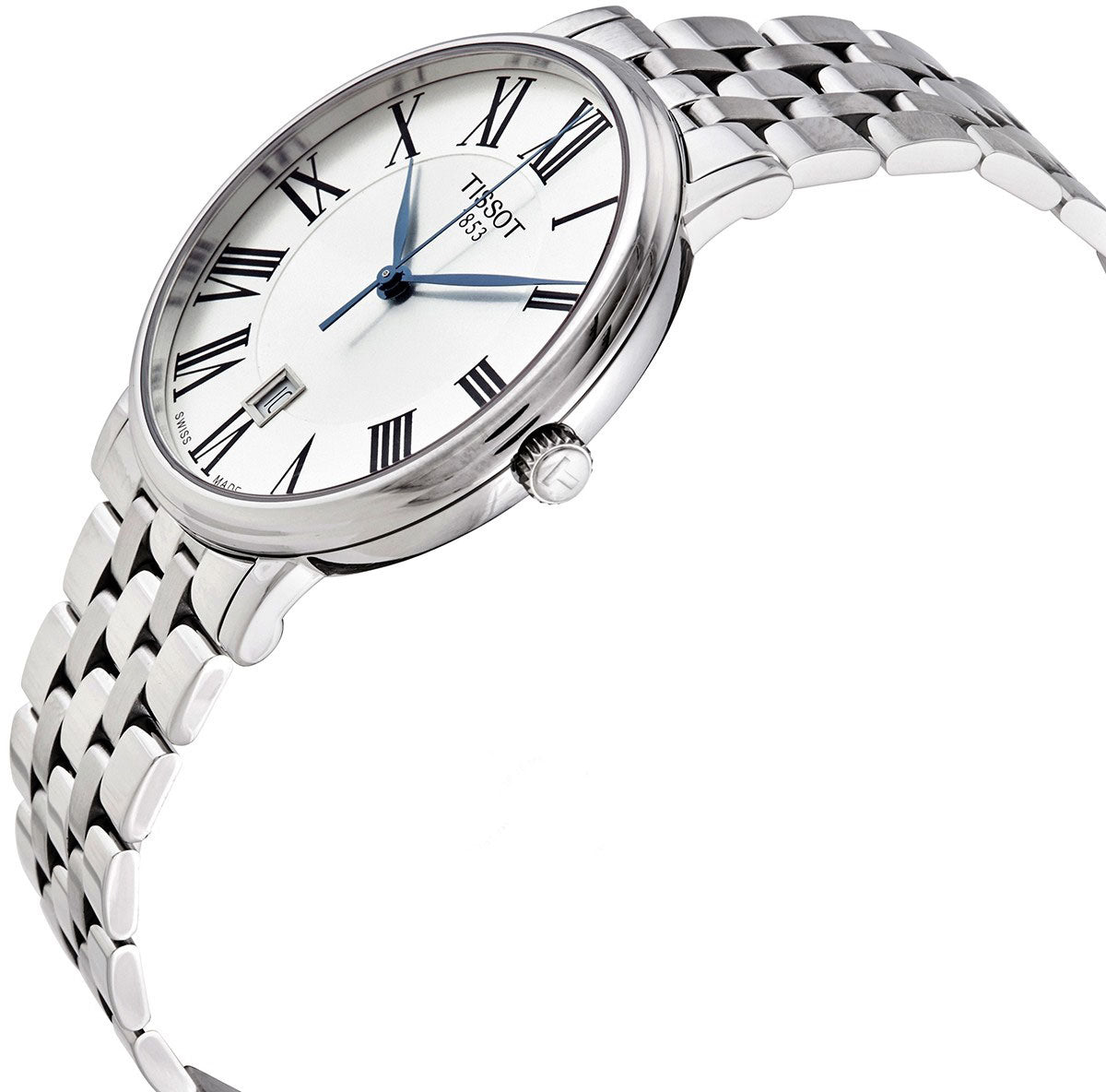 Tissot Carson Premium Silver Dial Silver Steel Strap Men's Watch - T122.417.11.033.00