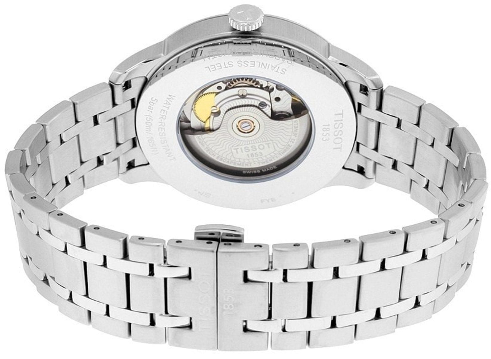 Tissot Chemin Des Tourelles Powermatic 80 Silver Dial Stainless Steel Men's Watch - T099.407.11.037.00