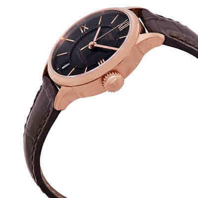 Tissot Chemin Des Tourelles Bronze Dial Brown Leather Strap Women's Watch - T099.207.36.448.00