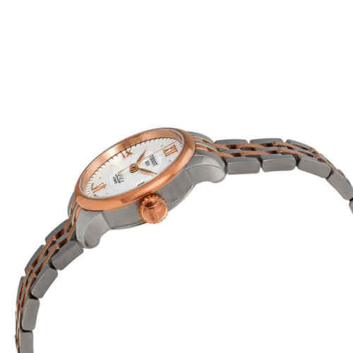 Tissot Le Locle Automatic Lady Silver Dial Two Tone Steel Strap Women's Watch - T41.2.183.16