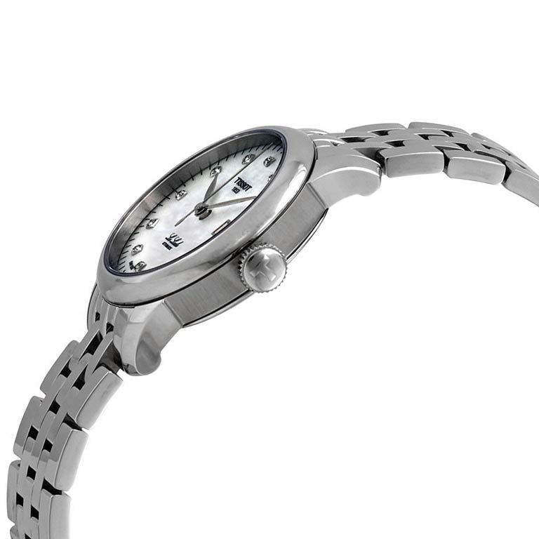Tissot Le Locle Mother of Pearl Diamond Dial Automatic Ladies Watch - T006.207.11.116.00