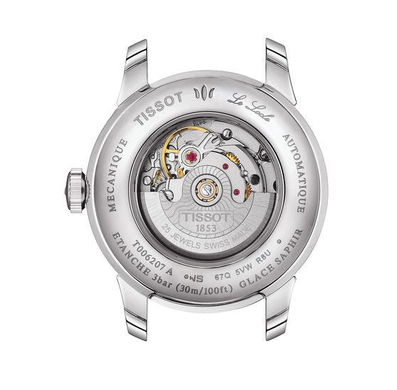 Tissot Le Locle Mother of Pearl Diamond Dial Automatic Ladies Watch - T006.207.11.116.00