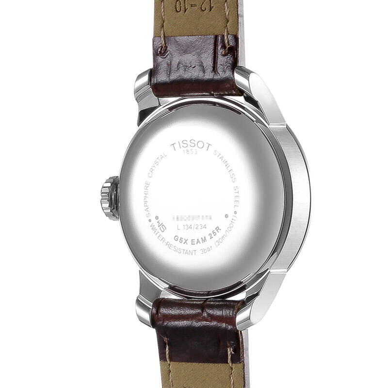 Tissot Le Locle Automatic Lady Silver Dial Brown Leather Ladies Watch - T41.1.113.77