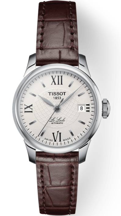 Tissot Le Locle Automatic Lady Silver Dial Brown Leather Ladies Watch - T41.1.113.77