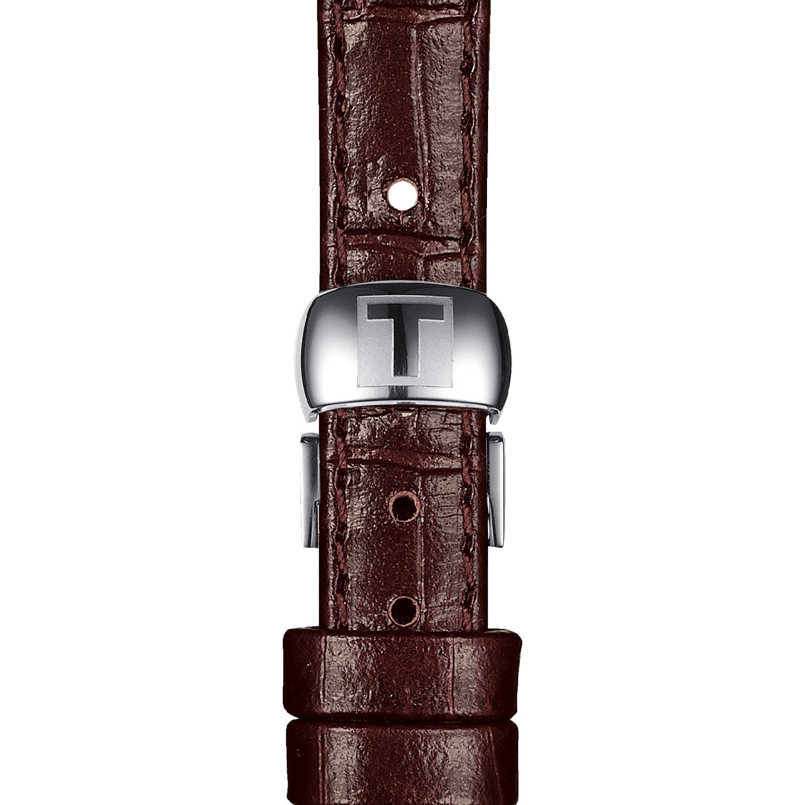 Tissot Le Locle Automatic Lady Silver Dial Brown Leather Ladies Watch - T41.1.113.77
