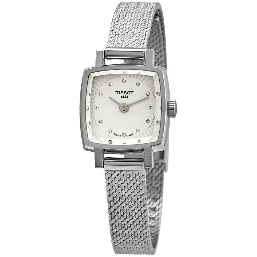 Tissot Lovely Silver Diamond Dial Ladies Watch T058.109.11.036.00