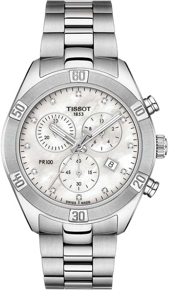Tissot PR 100 Sport Chic Chronograph Women's Watch - T101.917.11.116.00
