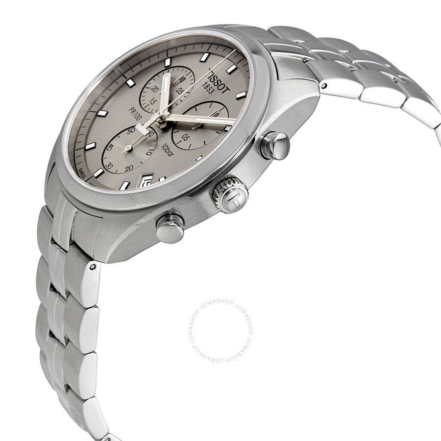 Tissot PR100 Chronograph Rhodium Dial Men's Watch T1014171107100