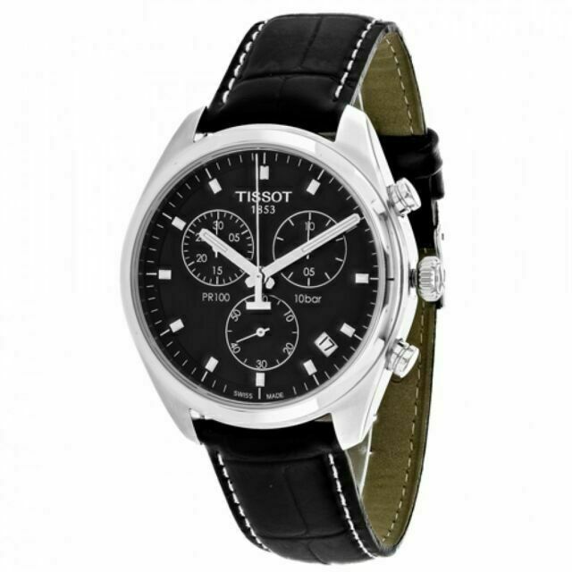 Tissot PR100 Chronograph Black Dial Men's Watch - T101.417.16.051.00