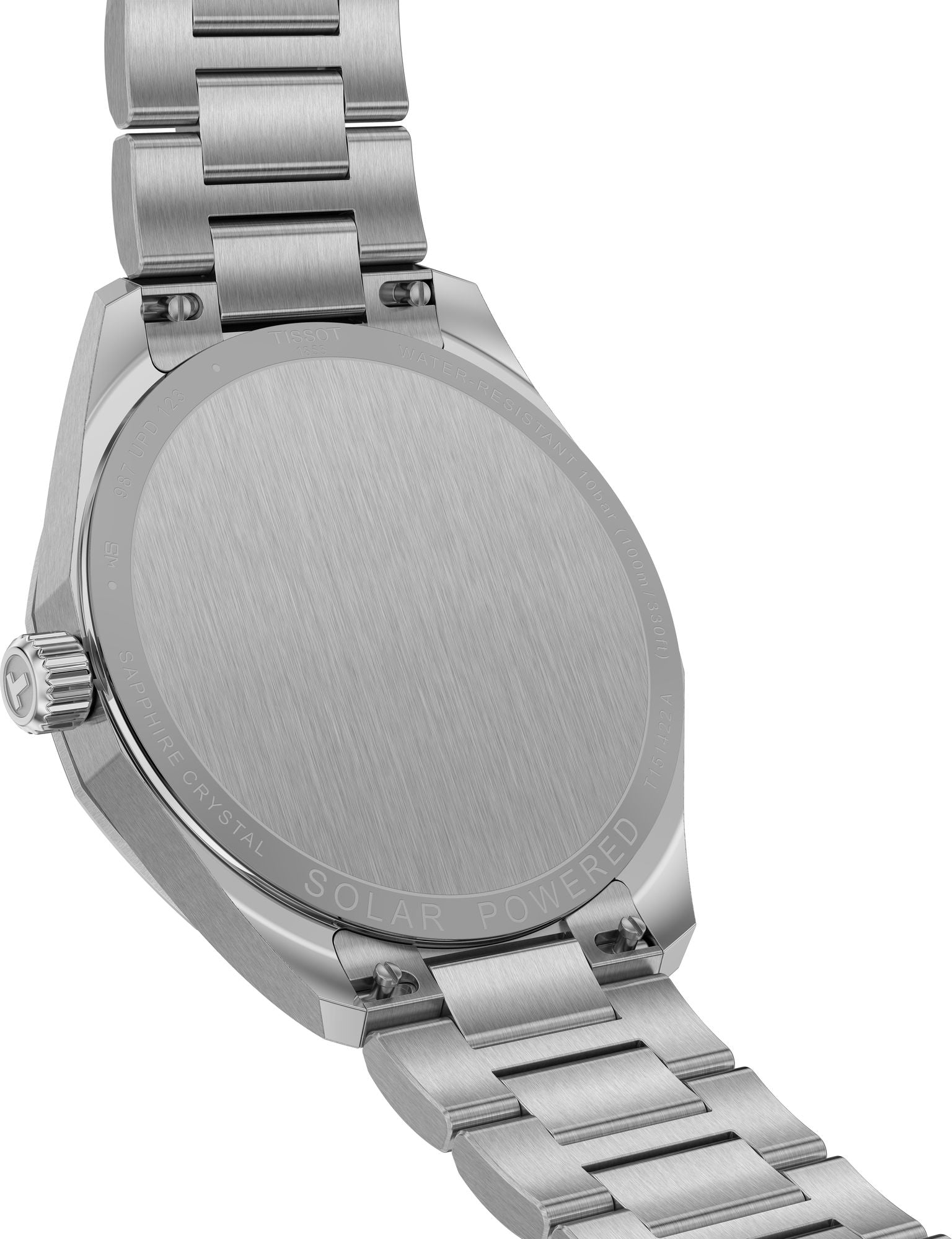 Tissot PRC100 Solar Blue Dial Stainless Steel Men's Watch - T151.422.11.041.00