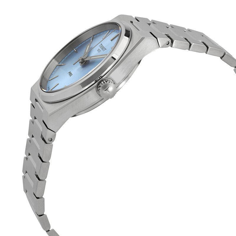 Tissot PRX Light Blue Dial Silver Steel Strap Women Watch - T137.210.11.351.00