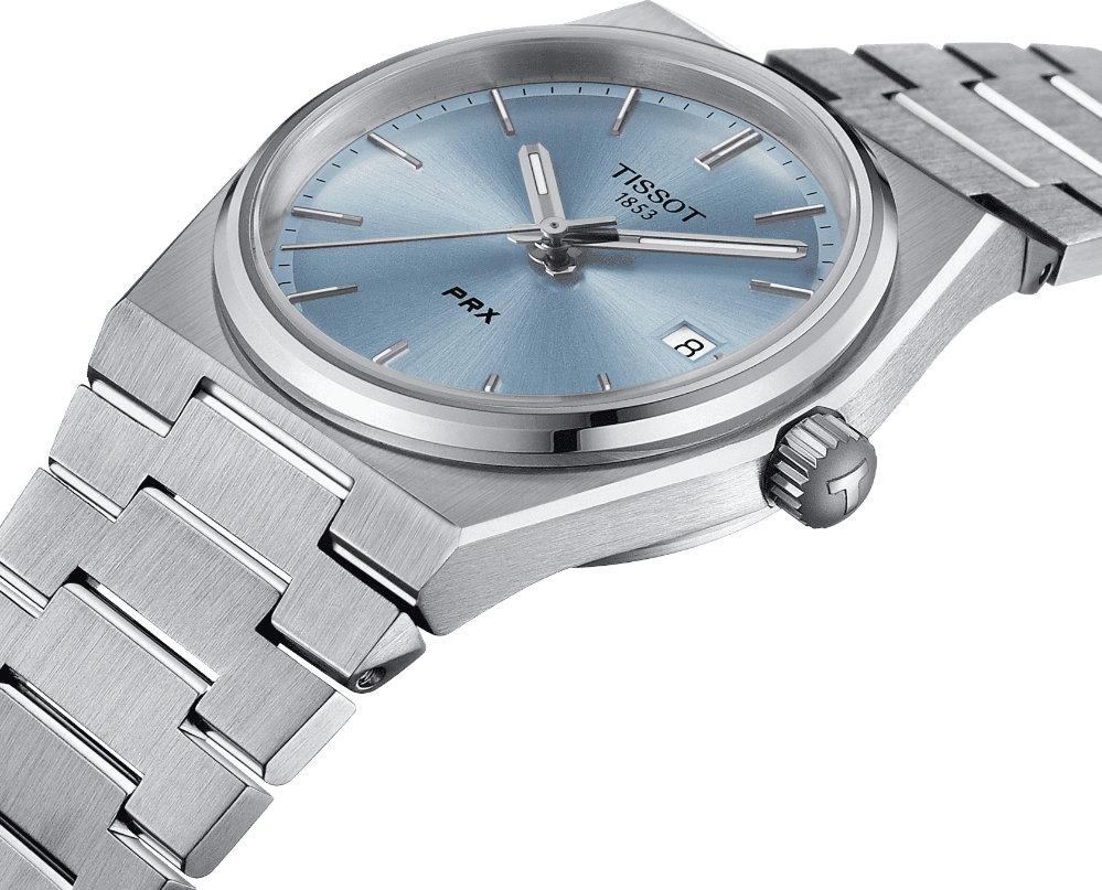 Tissot PRX Light Blue Dial Silver Steel Strap Women Watch - T137.210.11.351.00