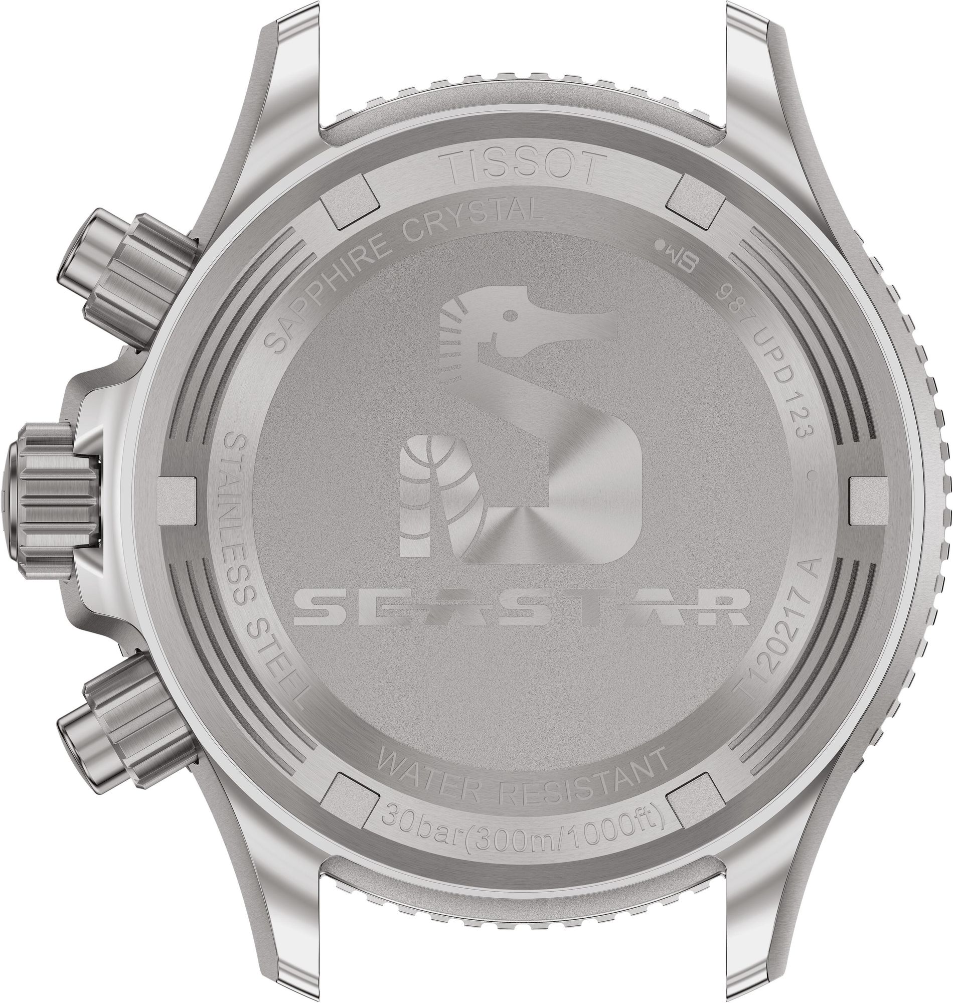 Tissot Seastar 1000 Quartz Chronograph 38mm Black Dial Watch - T120.217.11.061.00