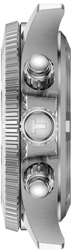 Tissot Seastar 1000 Quartz Chronograph White Dial Silicone Strap Sports Men's Watch - T120.217.17.011.00