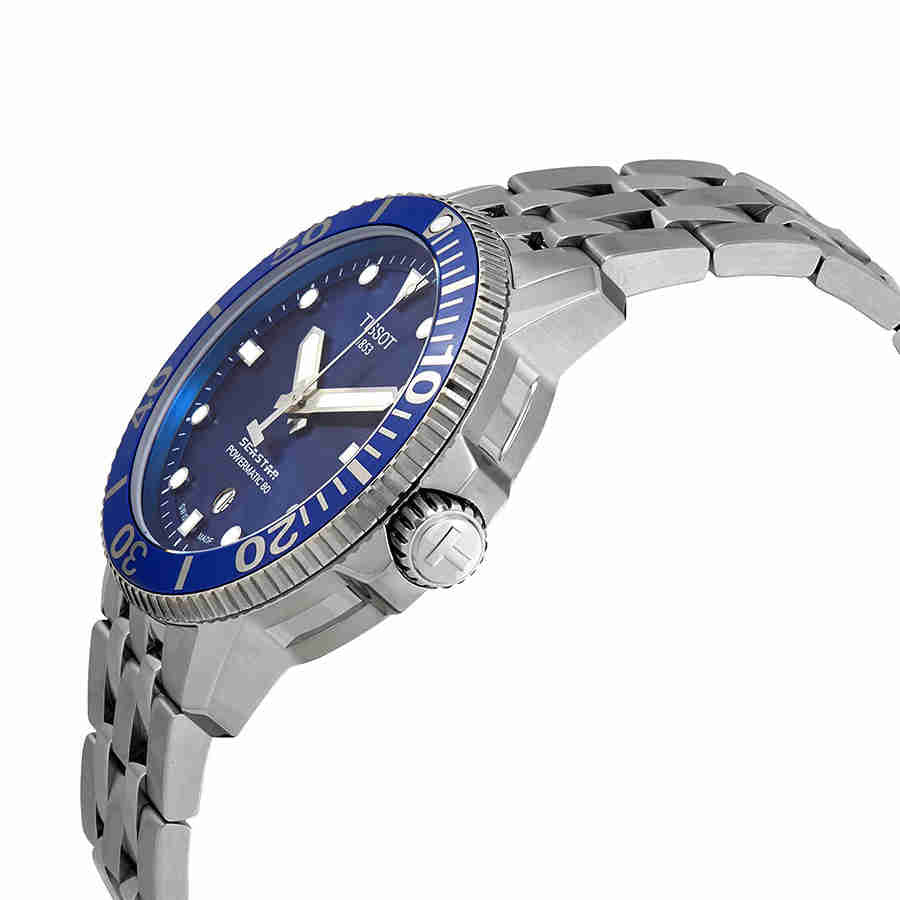 Tissot Seastar 1000 Powermatic 80 Blue Dial Diver Men's Watch - T120.407.11.041.00