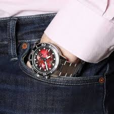 Tissot Seastar 1000 Chronograph Red Dial Silver Steel Strap Men Watch - T120.417.11.421.00