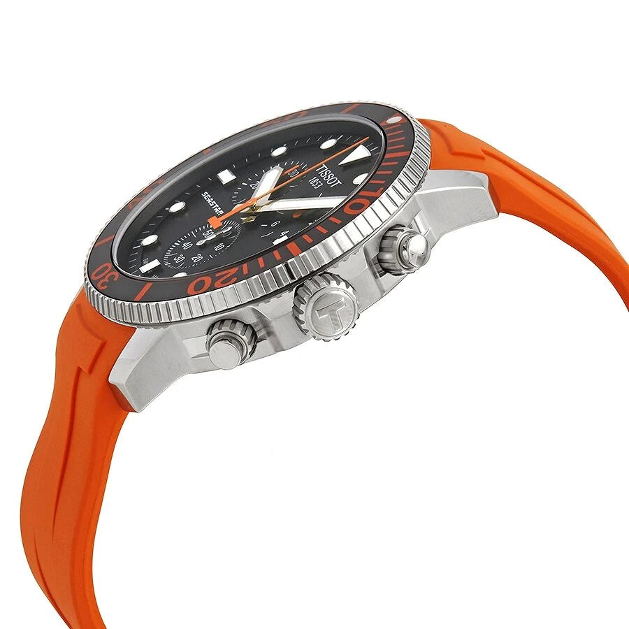 Tissot Seastar 1000 Chronograph Quartz Black Dial Men's Watch - T120.417.17.051.01