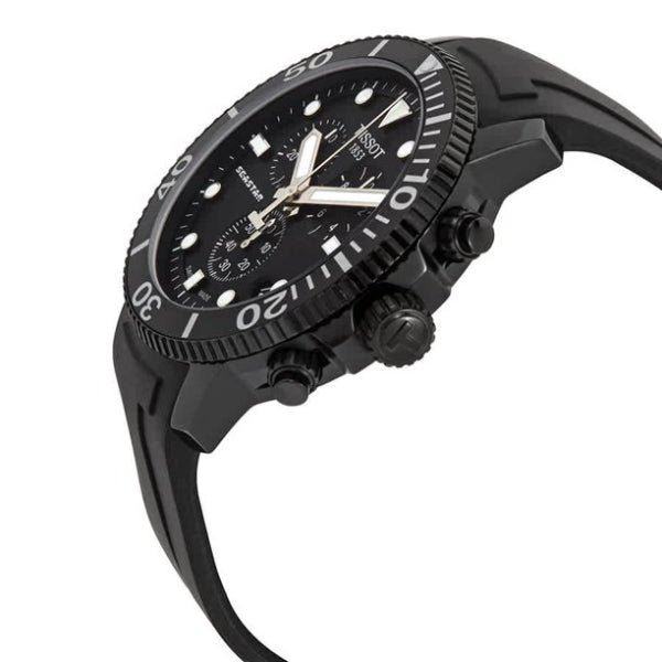 Tissot Seastar 1000 Chronograph Black Dial 45.5mm-Men’s Watch - T120.417.37.051.02