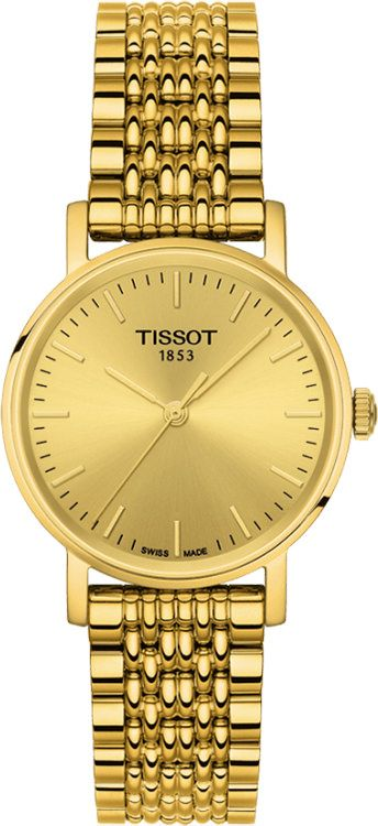 Tissot T-Classic Champagne Dial Ladies Watch - T109.210.33.021.00