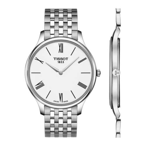 Tissot T Classic Tradition 5.5 White Dial Men's Watch - T063.409.11.018.00